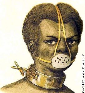 Port du masque esclavage population noire
