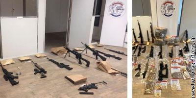 Opération anti drogue, un véritable arsenal d'armes découvert à Saint-