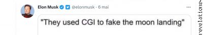 Tweet Musk, Cgi mission Apollo