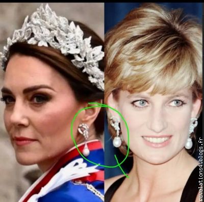 Kate Middleton et ses boucles d'oreilles Lady Di