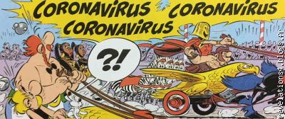 Le nom du héros " Coronavirus " est scandé par la foule