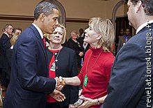 Berverly Eckert rencontre Obama le 6 février 2009