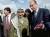 Jacques Chirac au côté du leader palestinien Yasser Arafat
