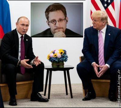 Trio magique : Trump Poutine Snowden