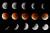 phases d'une éclipse lunaire