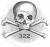 logo société secrète " Skull and bones "